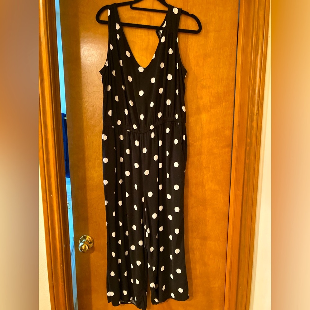 Black polka dot Jumpsuit - Old Navy